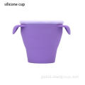 Baby Silicone Snack Cup Food Grade Silicone Baby Learning Cup Factory